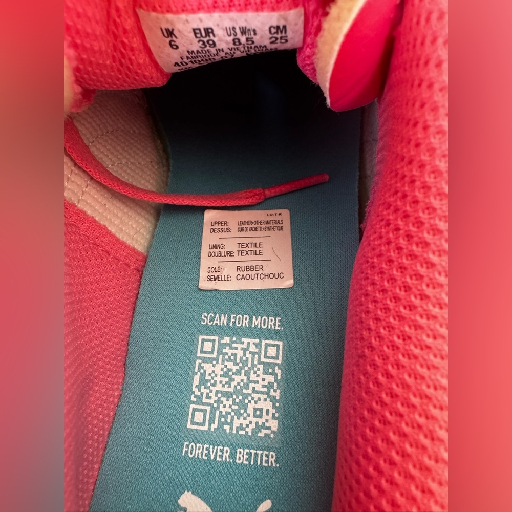 Puma Club 5v5 Women's Bright Pink/Bright Blue sneakers $83 Size 8.5 - Picture 7 of 7